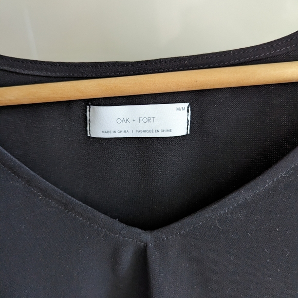Oak + Fort Blouse, Black, Sz M - Picture 4 of 4